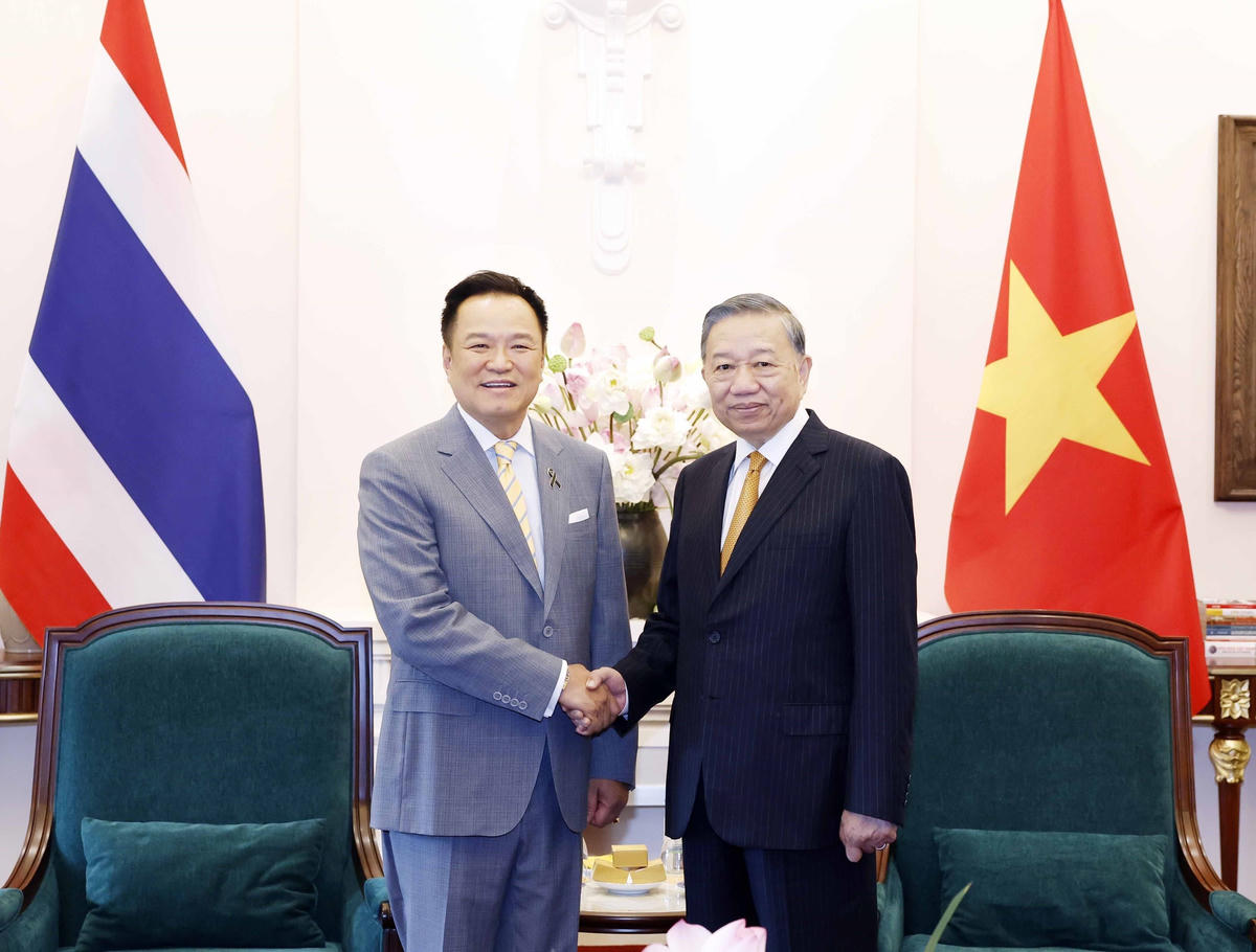 Tổng Bí thư, Chủ tịch nước Tô Lâm tiếp Thủ tướng Thái Lan 