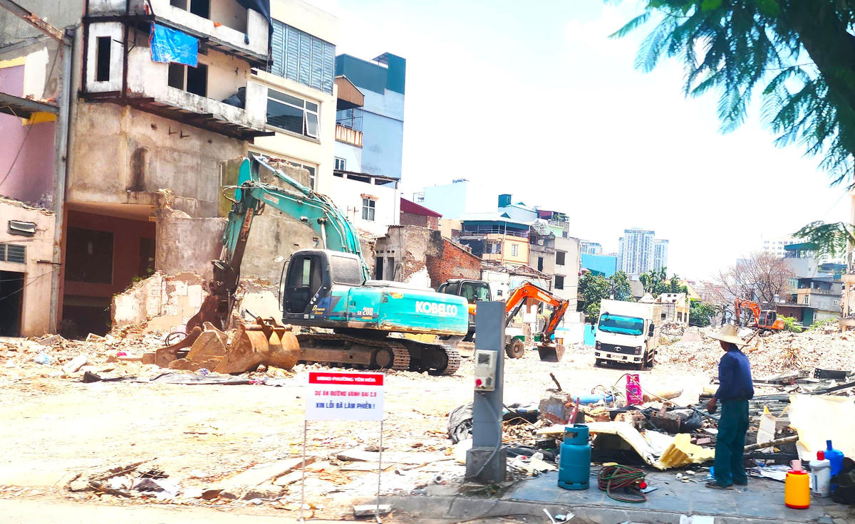 Dự án đường Vành đai 2,5 (Hà Nội): Nhiều phường hoàn thành giải phóng mặt bằng