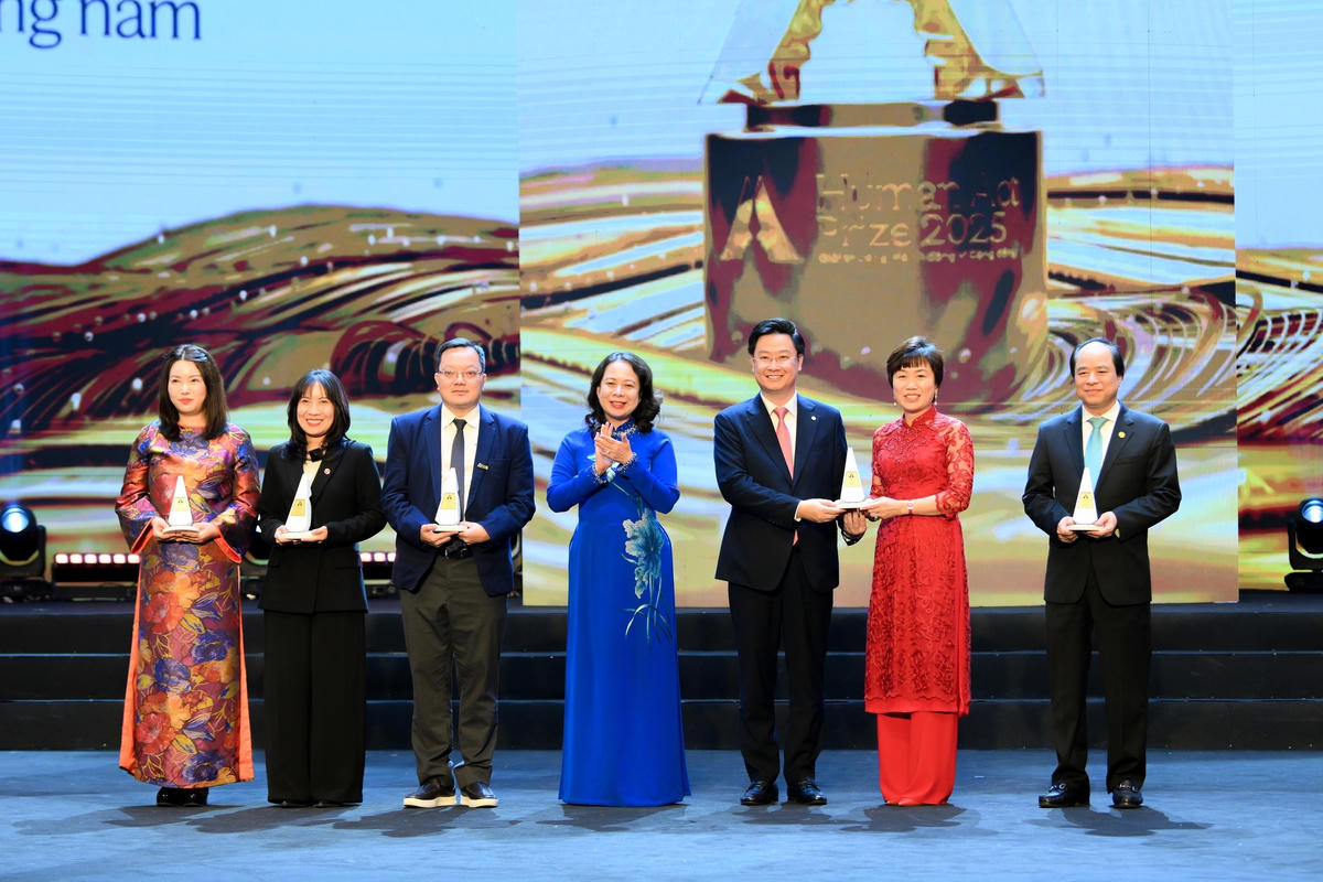 Công ty Cổ phần Miza được vinh danh Giải thưởng của năm tại Human Act Prize 2025. Ảnh: Miza