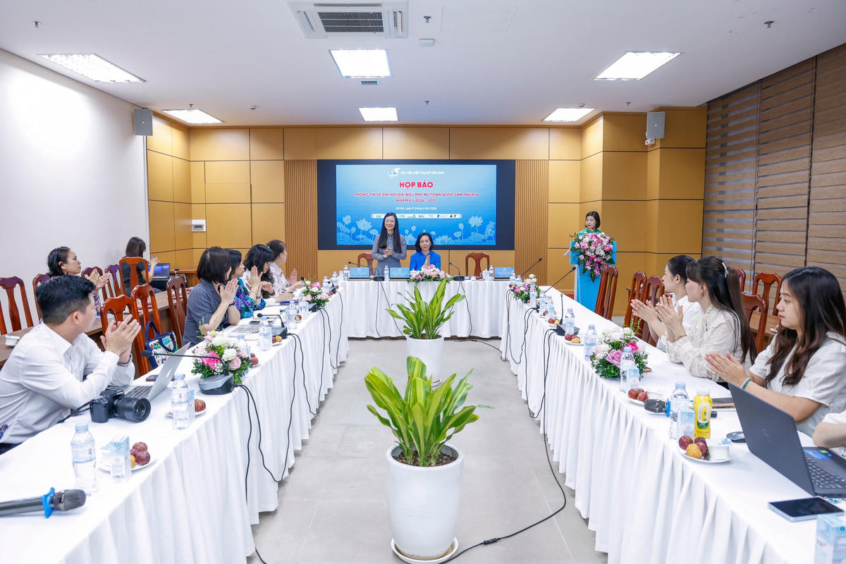 Quang cảnh buổi họp báo. Ảnh: Quang Vinh