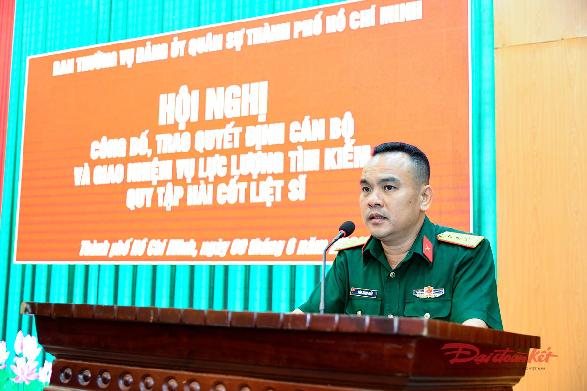 TP Hồ Chí Minh: Bổ nhiệm, điều động 37 người tham gia lực lượng 'khảo sát, tìm kiếm, quy tập hài cốt liệt sĩ'