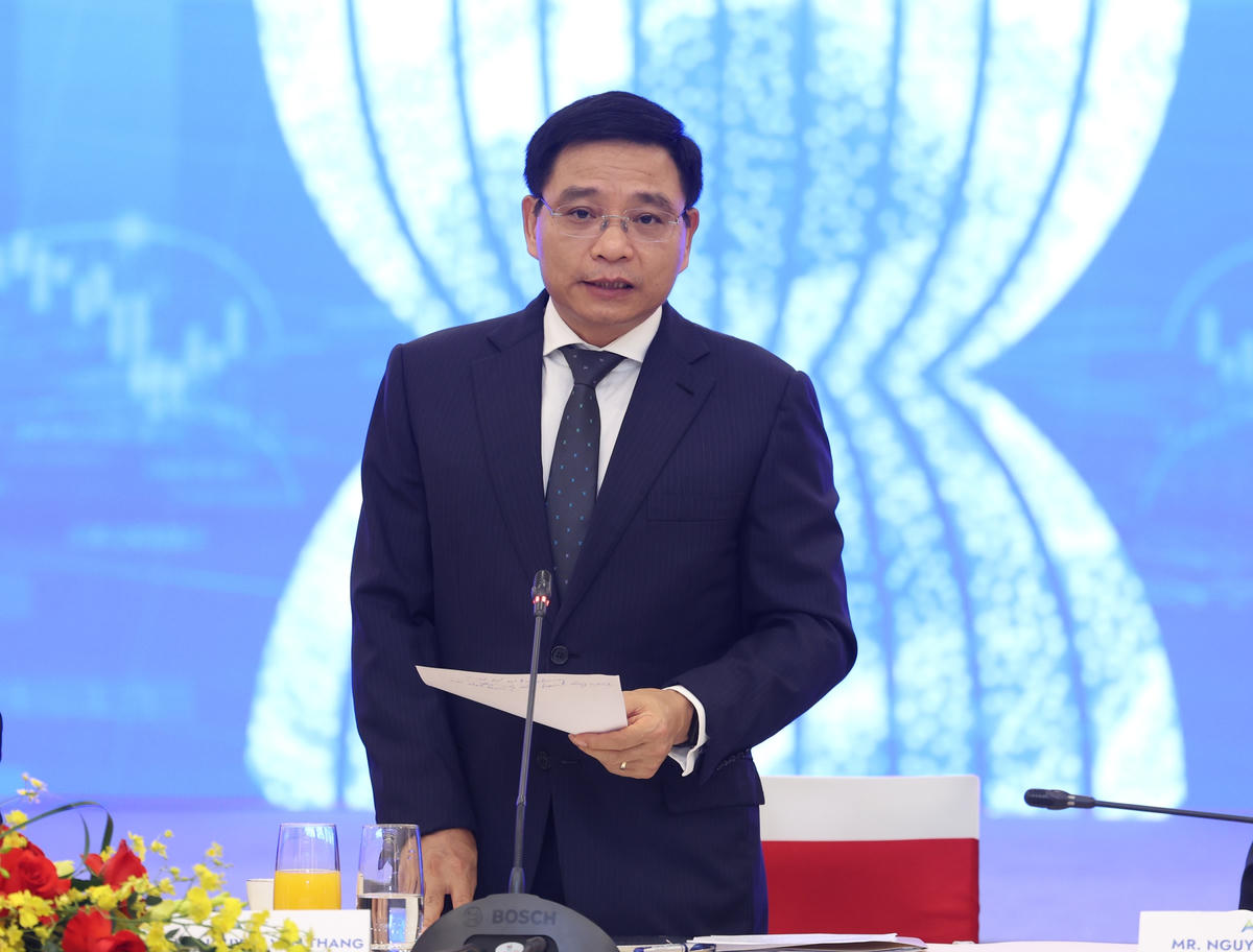 Phó Thủ tướng Nguyễn Văn Thắng phát biểu tại Tọa đàm - Ảnh Đức Tuân