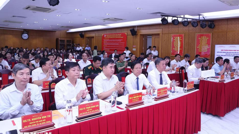 Hội thảo khoa học quốc gia về điểm mới trong Văn kiện Đại hội XIV của Đảng 
