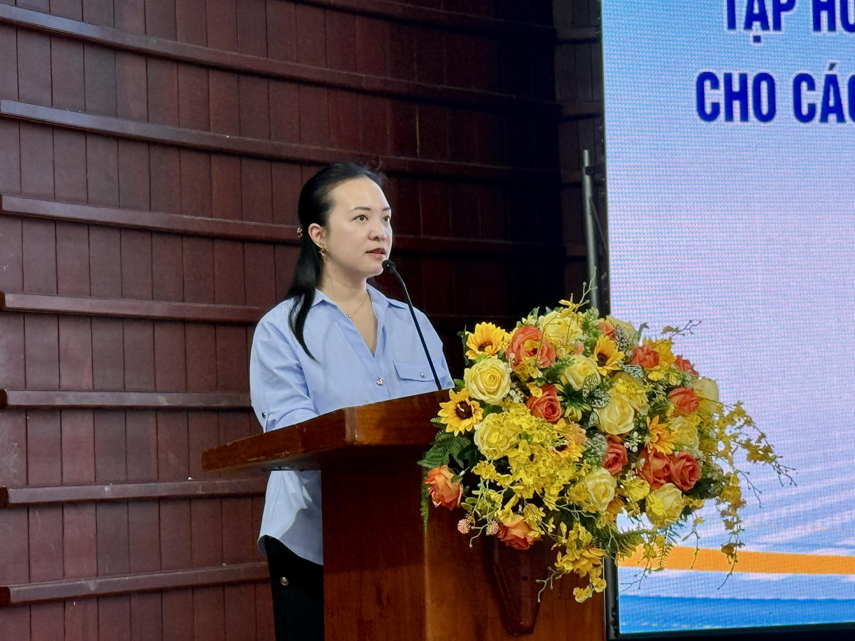 Bà Nguyễn Thị Hoài An, Phó Giám đốc Sở Văn hóa, Thể thao và Du lịch. Ảnh: Nguyễn Tú.