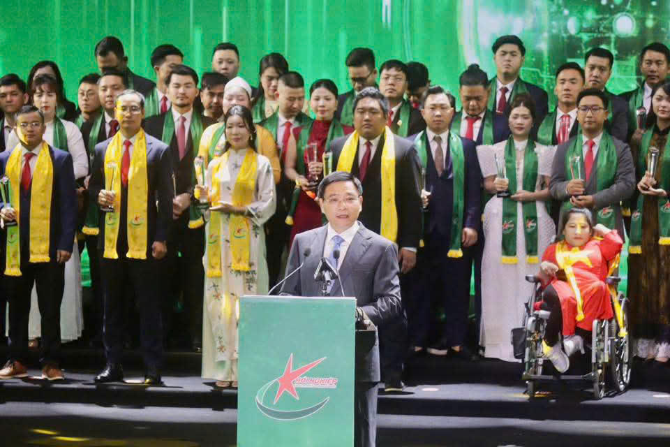 Phó Thủ tướng Nguyễn Văn Thắng phát biểu tại chương trình. Ảnh: ĐT.&nbsp;