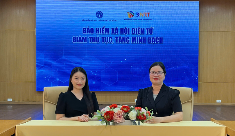 Khách mời tham gia Chương trình tọa đàm “BHXH điện tử - Tiện ích số bảo đảm quyền lợi người dân”