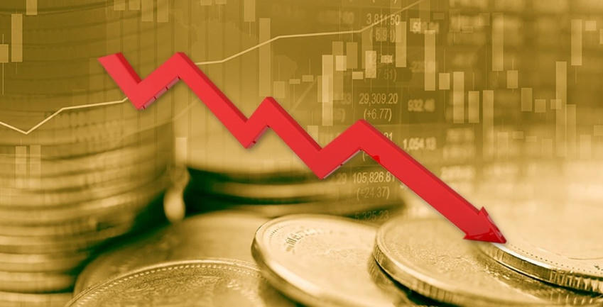 Giá vàng đã chạm đáy thấp nhất trong 6 tháng vừa qua. Nguồn: Markettimes.