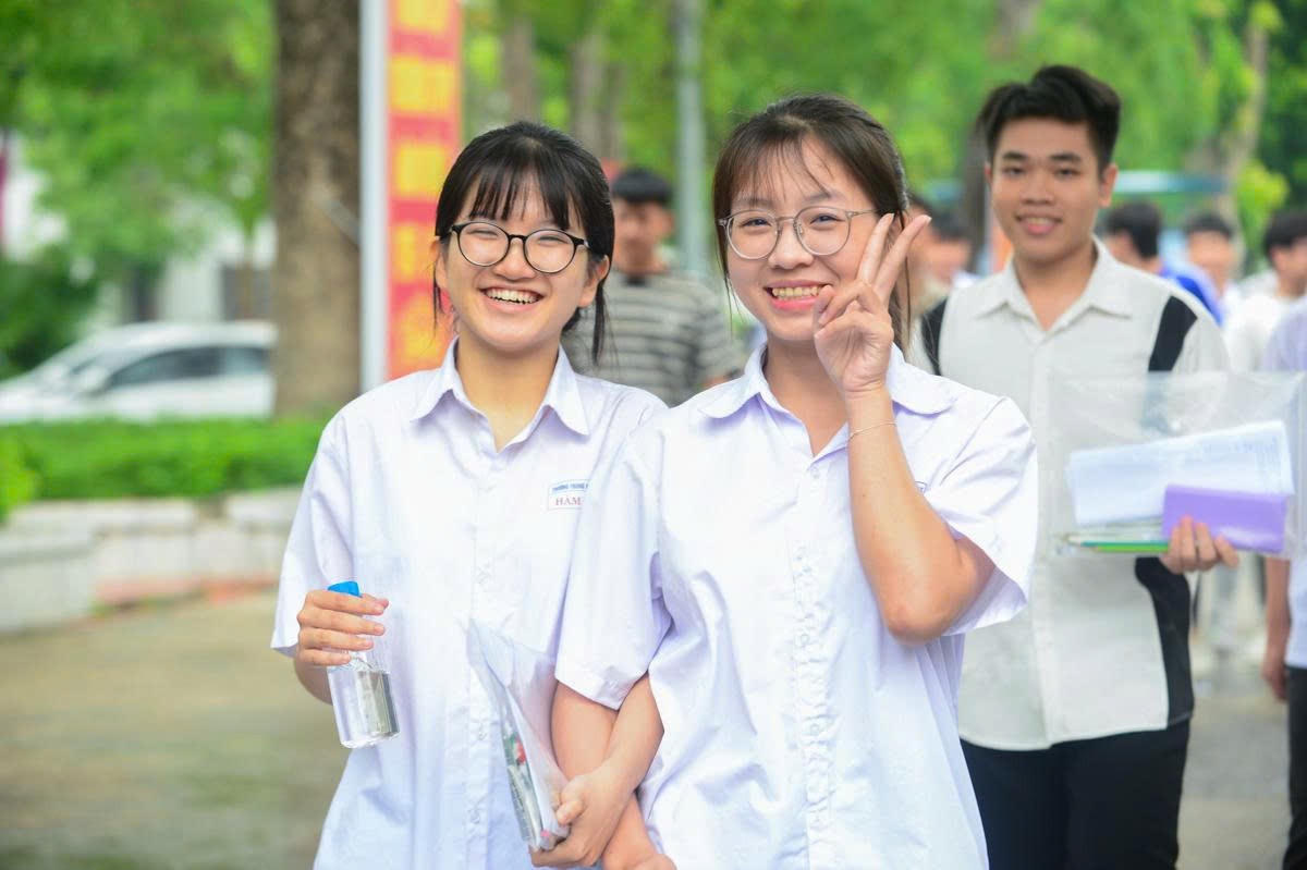 Hơn 99% thí sinh Thanh Hóa dự thi trong ngày đầu tiên. Ảnh: Đình Minh