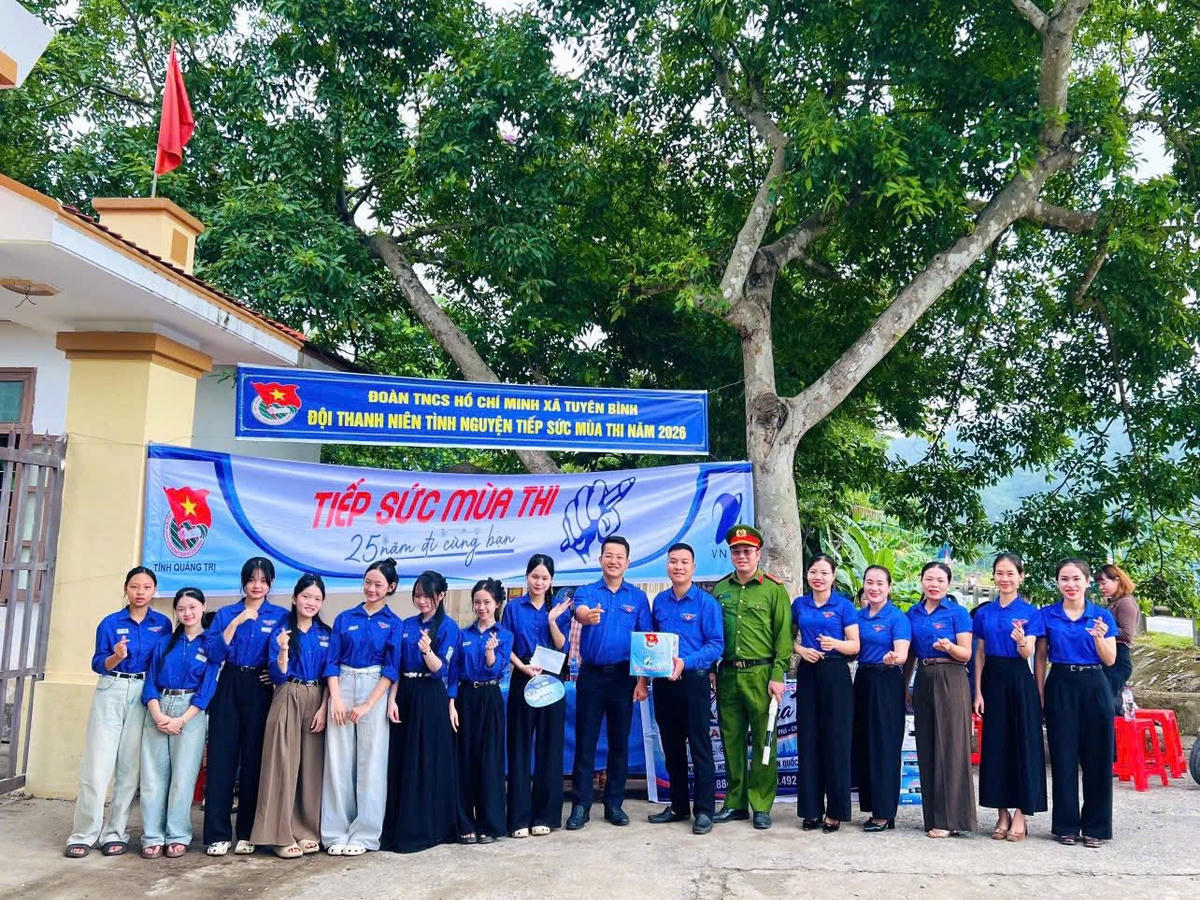 Thanh niên Quảng Trị đồng hành cùng sĩ tử dự thi tốt nghiệp THPT năm 2026