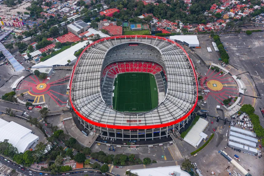 Sân vận động Estadio Azteca sẽ là nơi diễn ra trận khai mạc World Cup 2026 giữa Mexico và Nam Phi, tái hiện trận khai mạc năm 2010. Nguồn: Getty Images.
