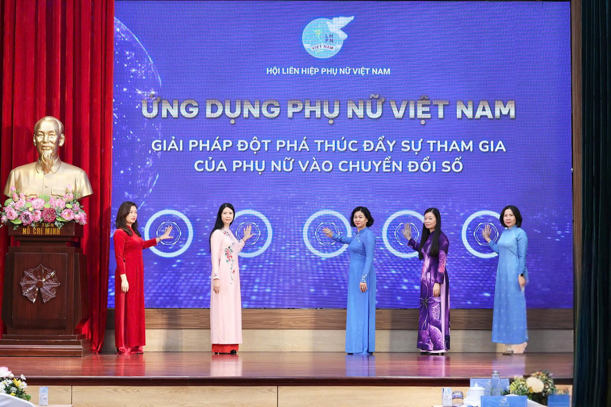 Trung ương Hội LHPN Việt Nam ra mắt Ứng dụng “Phụ nữ Việt Nam”. 