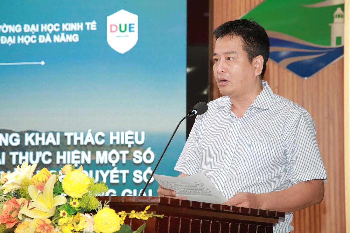 PGS.TS Đoàn Ngọc Phi Anh, Phó Hiệu trưởng Trường ĐH Kinh tế. Ảnh: Nguyễn Tú.