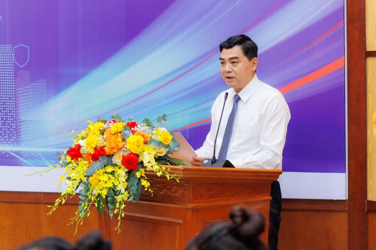 Ông Nguyễn Hoài Anh, Ủy viên Trung ương Đảng, Phó Bí thư Tỉnh ủy,&nbsp; Chủ tịch UBND tỉnh Thanh Hóa phát biểu tại lễ ký kết.
