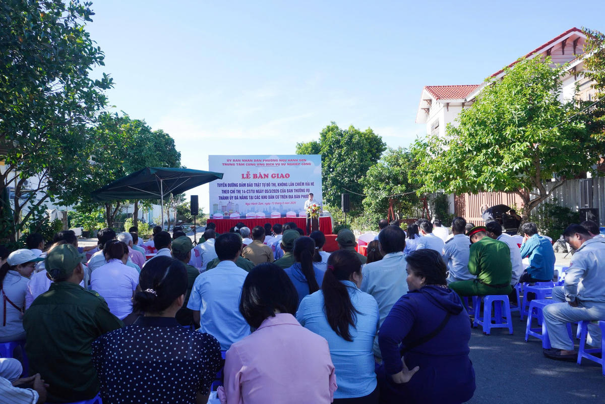 Mô hình mới về xây dựng tuyến đường không lấn chiếm vỉa hè