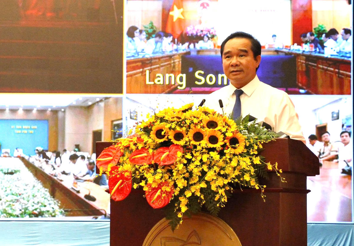 Ông Nguyễn Văn Được - Chủ tịch UBND TPHCM cho biết,, thành phố quyết tâm thực hiện thắng lợi mục tiêu tăng trưởng hai con số năm 2026 và cả giai đoạn 2026-2030. Ảnh: M.D