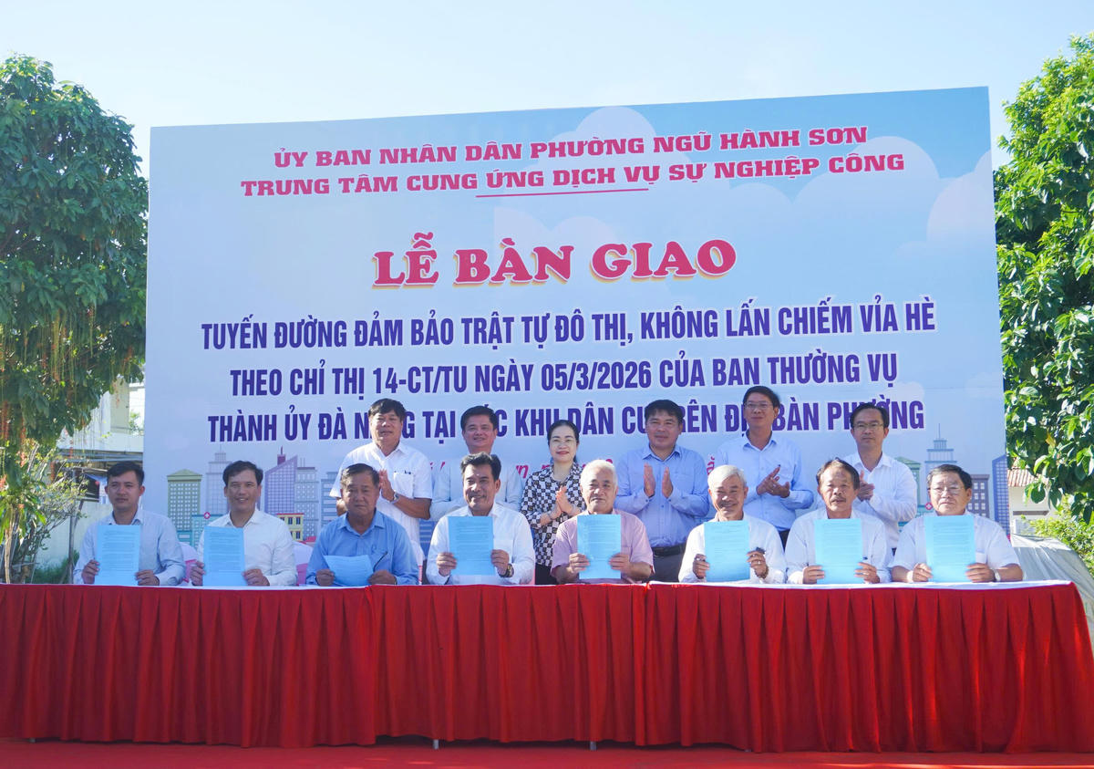 Mô hình mới về xây dựng tuyến đường không lấn chiếm vỉa hè