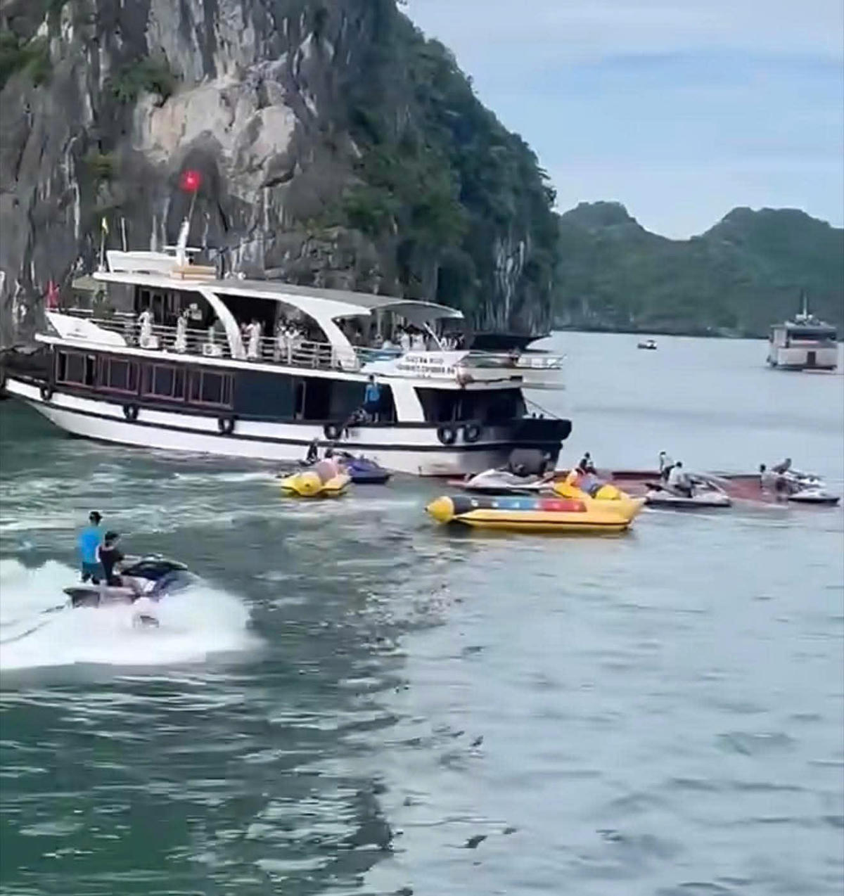 Hiện trường vụ việc. Ảnh: CTV.