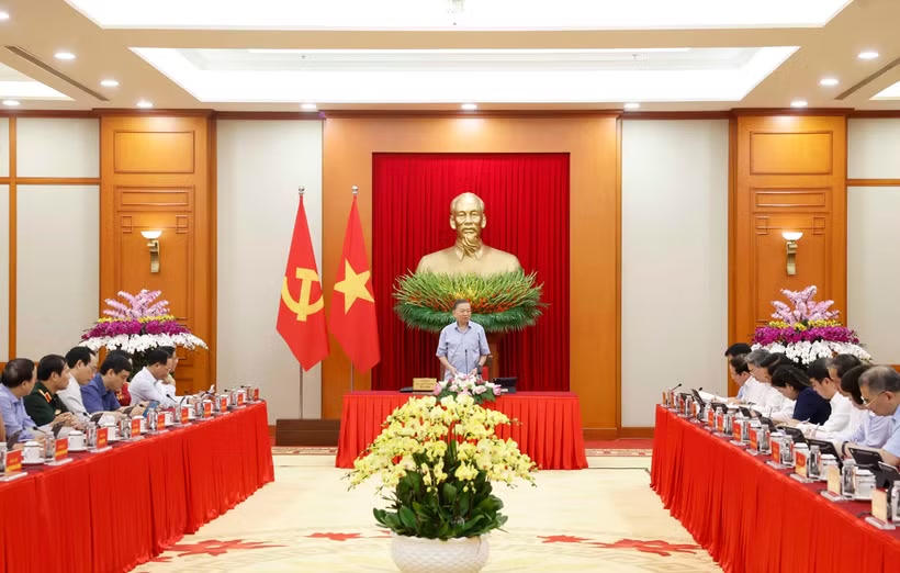 Tổng Bí thư, Chủ tịch nước Tô Lâm phát biểu. (Ảnh: Thống Nhất/TTXVN)