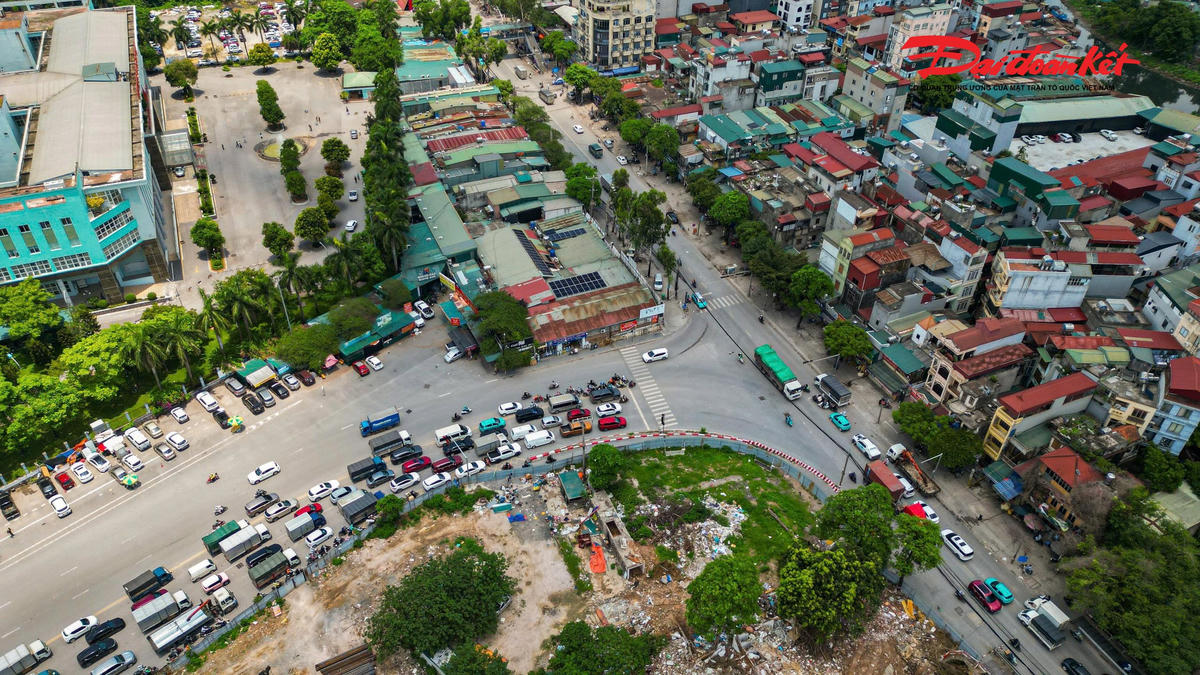 Công trường nút giao Phạm Tu - đường 70 tăng tốc thi công sau khi được bàn giao mặt bằng