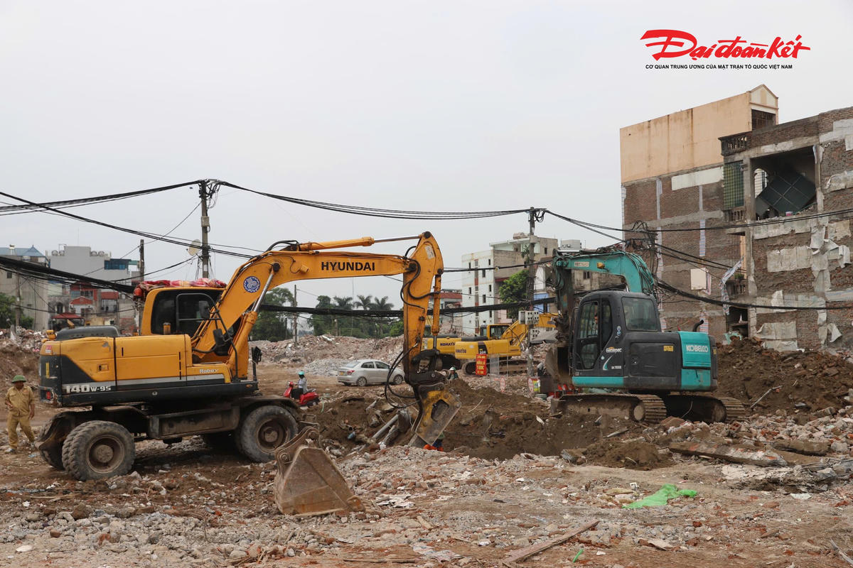 Toàn cảnh khu vực sắp xây hầm chui Tây Thăng Long hơn 1.100 tỷ đồng