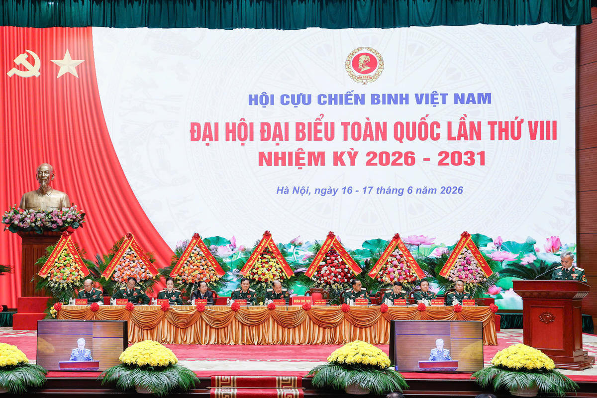 Đoàn Chủ tịch điều hành Đại hội. Ảnh: Quang Vinh.