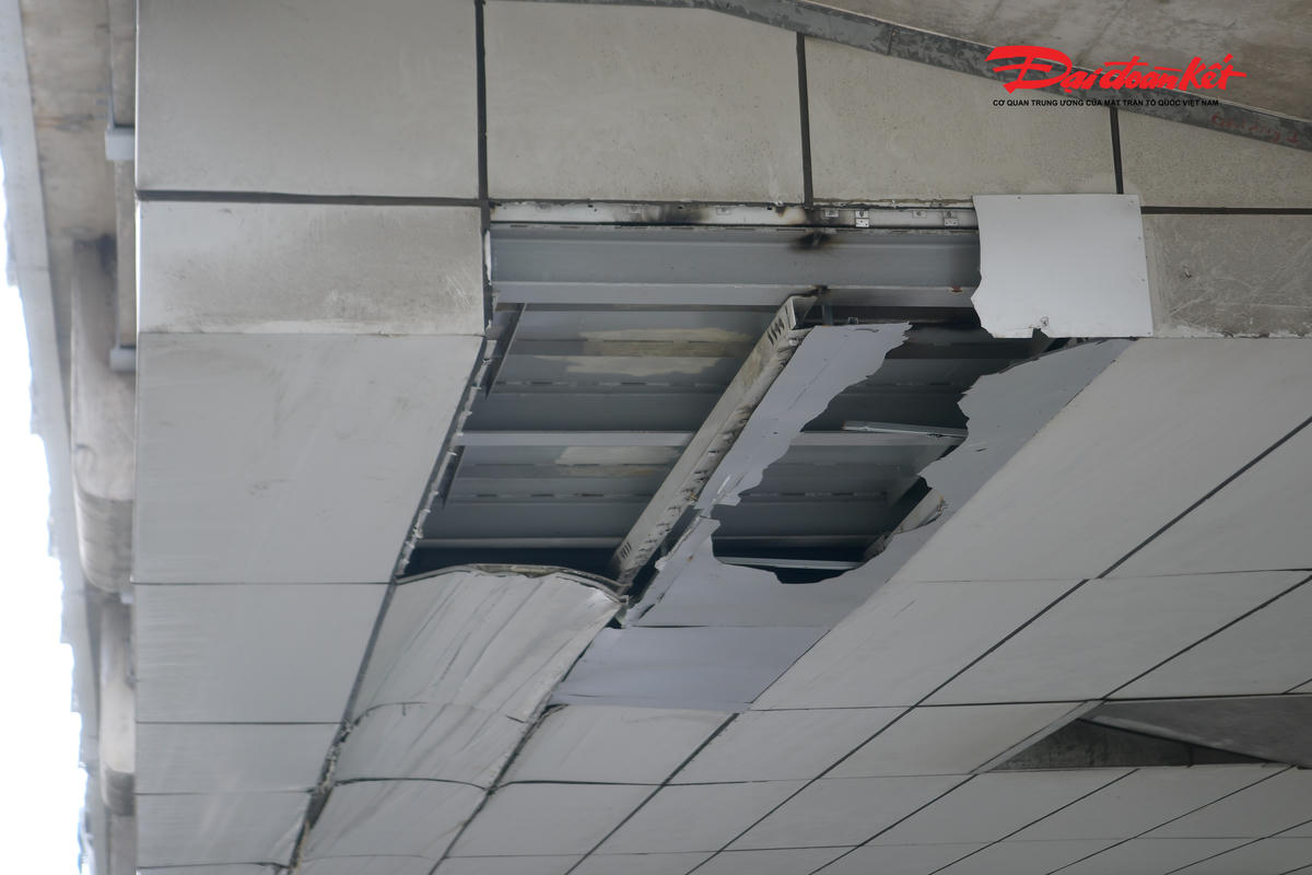 Đường sắt Cát Linh - Hà Đông xuất hiện nhiều hư hỏng sau gần 5 năm khai thác