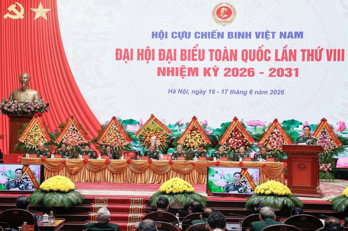 Đoàn Chủ tịch điều hành Đại hội. Ảnh: Quang Vinh.