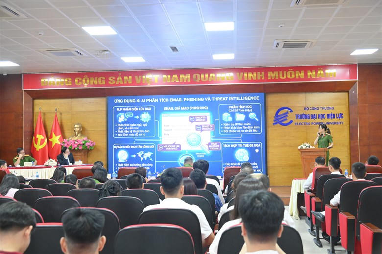 Hội thảo khoa học quốc gia do Trường Đại học Điện lực phối hợp với Học viện Cảnh sát nhân dân tổ chức với chủ đề: “Khoa học dữ liệu và một số vấn đề an ninh thông tin trong giai đoạn mới".