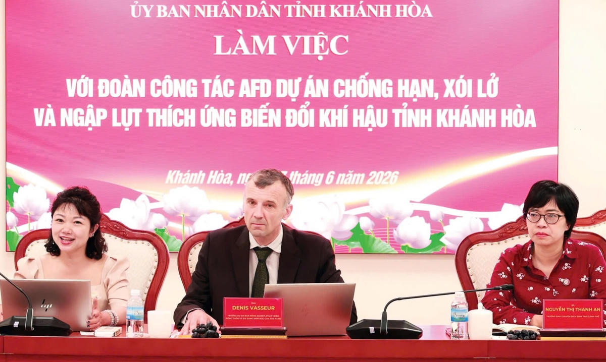 Quang cảnh buổi làm việc.