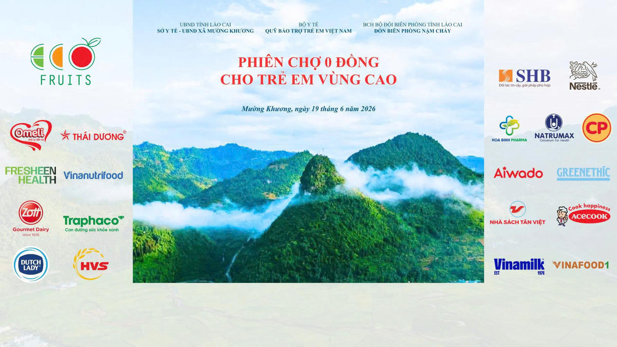 Tổng kinh phí của chương trình “Phiên chợ 0 đồng” cho trẻ em vùng cao và trao quà cho trẻ em khó khăn tỉnh Lào Cai trị giá khoảng 2,5 tỷ đồng.