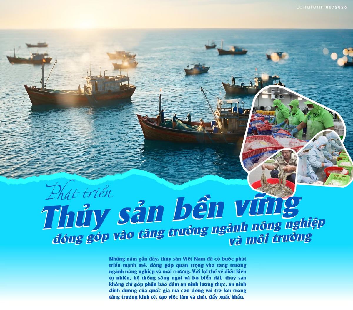 Phát triển Thủy sản bền vững đóng góp vào tăng trưởng ngành nông nghiệp và môi trường