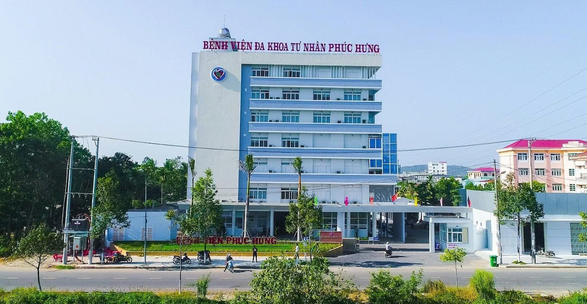 Một góc Bệnh viện Đa khoa tư nhân Phúc Hưng. Ảnh: BT.