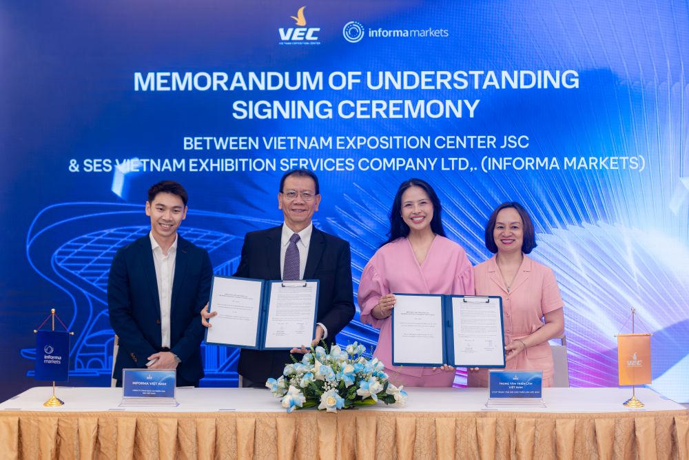 VEC ký hợp tác chiến lược với Informa Markets - một trong những đơn vị tổ chức sự kiện B2B và triển lãm thương mại hàng đầu thế giới