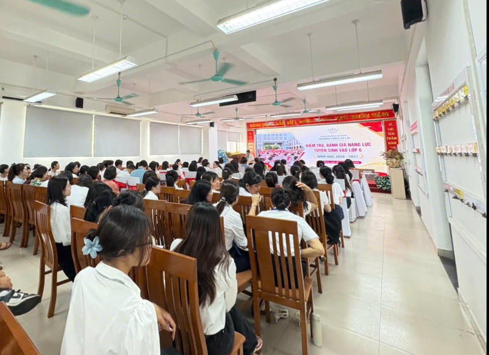 Trường THCS Lê Lợi (phường Hà Đông, Hà Nội) tuyển sinh năm học 2026-207. Ảnh: NTCC.