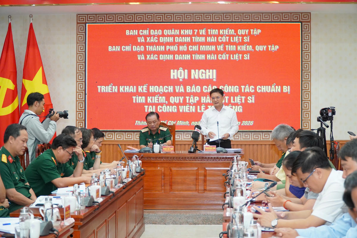 TP Hồ Chí Minh chuẩn bị kế hoạch chi tiết khai quật tìm kiếm hài cốt liệt sĩ tại Công viên Lê Thị Riêng
