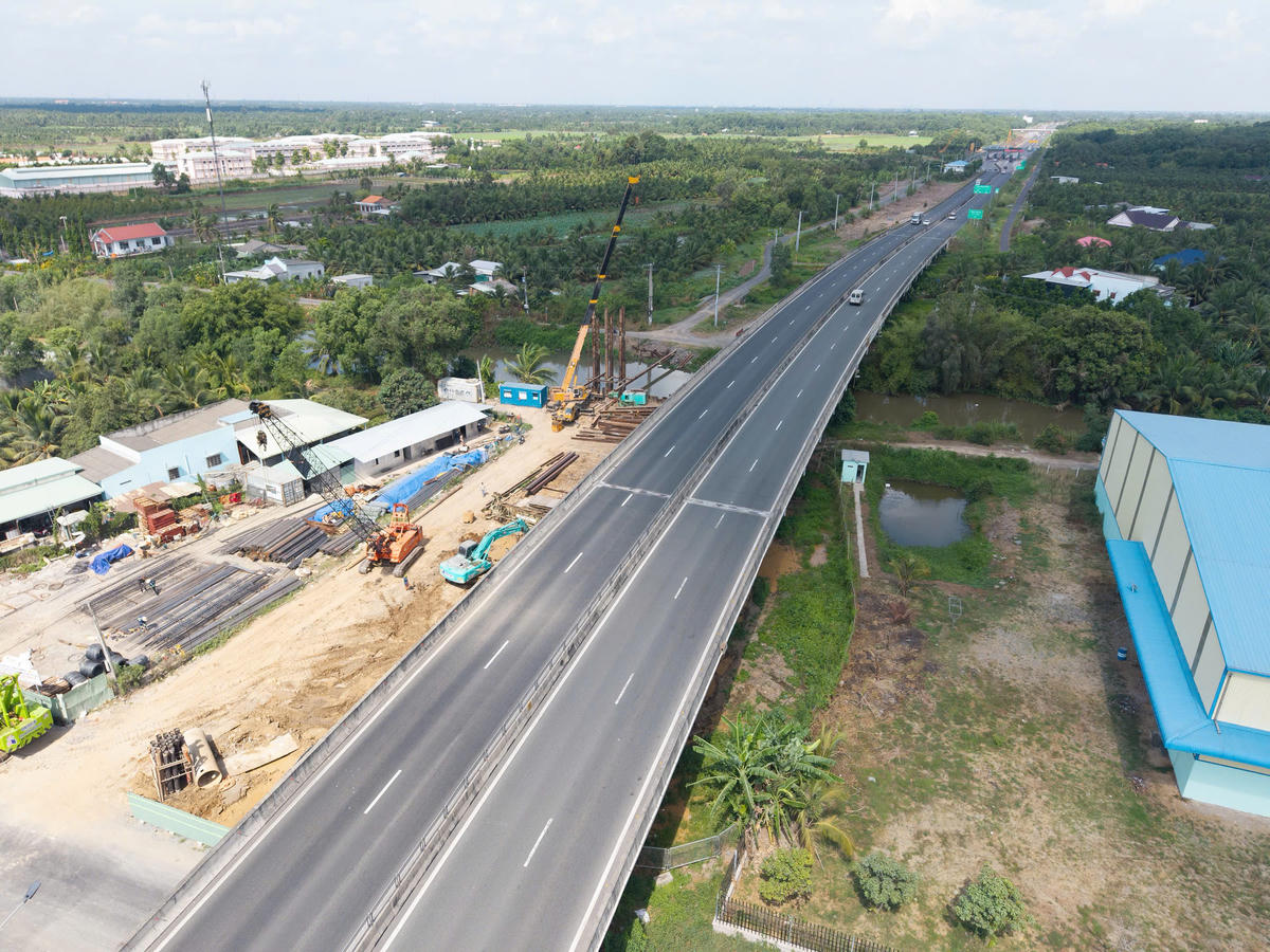 Cao tốc TPHCM - Trung Lương - Mỹ Thuận trong giai đoạn 2. Ảnh: C.H