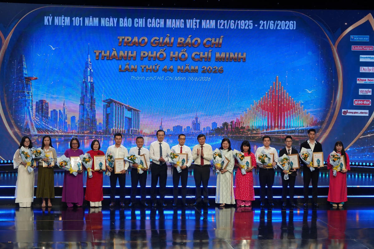 72 tác phẩm xuất sắc được trao giải báo chí TP Hồ Chí Minh năm 2026