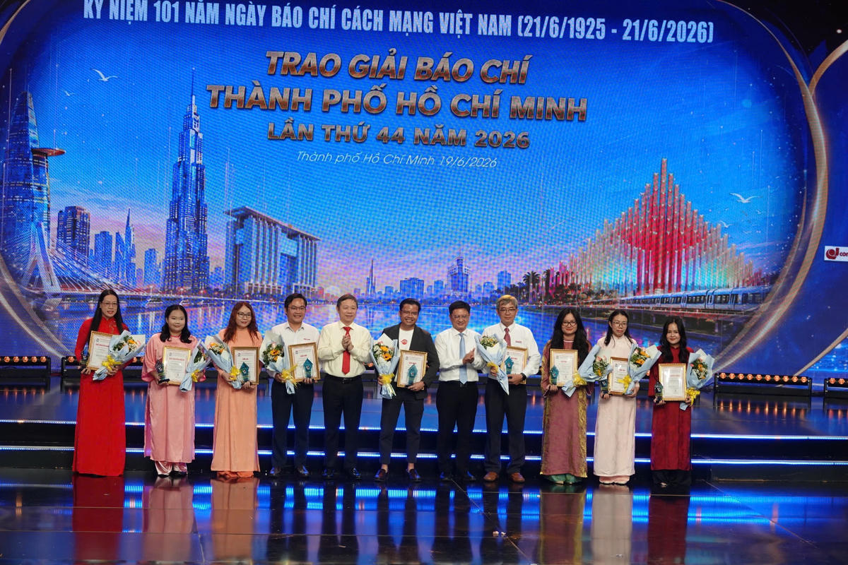 72 tác phẩm xuất sắc được trao giải báo chí TP Hồ Chí Minh năm 2026