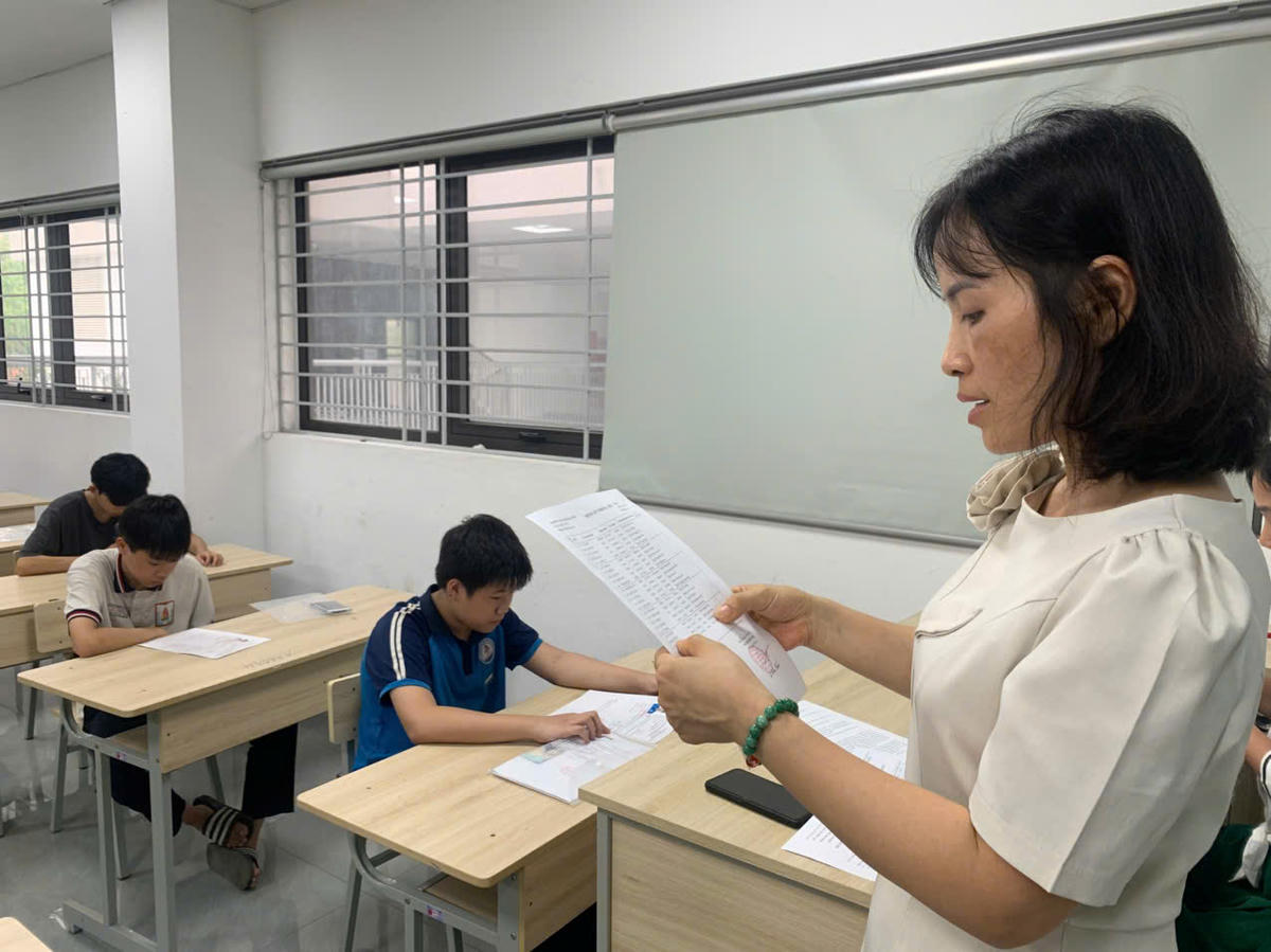 Thí sinh dự thi vào lớp 10 tại Hà Nội năm học 2026-207.