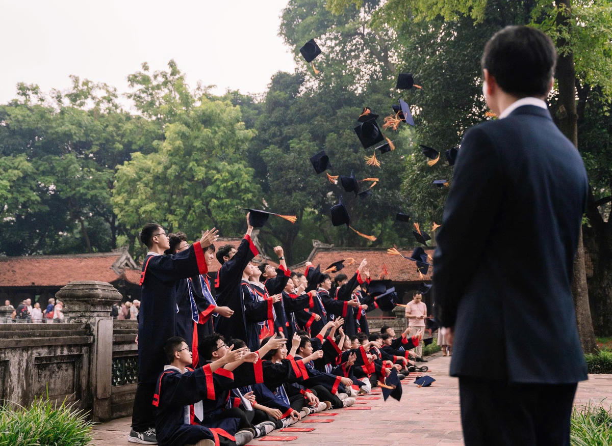 Tập thể lớp 9C1 Trường THCS Archimedes Trung Yên (Hà Nội) năm học 2025-2026.