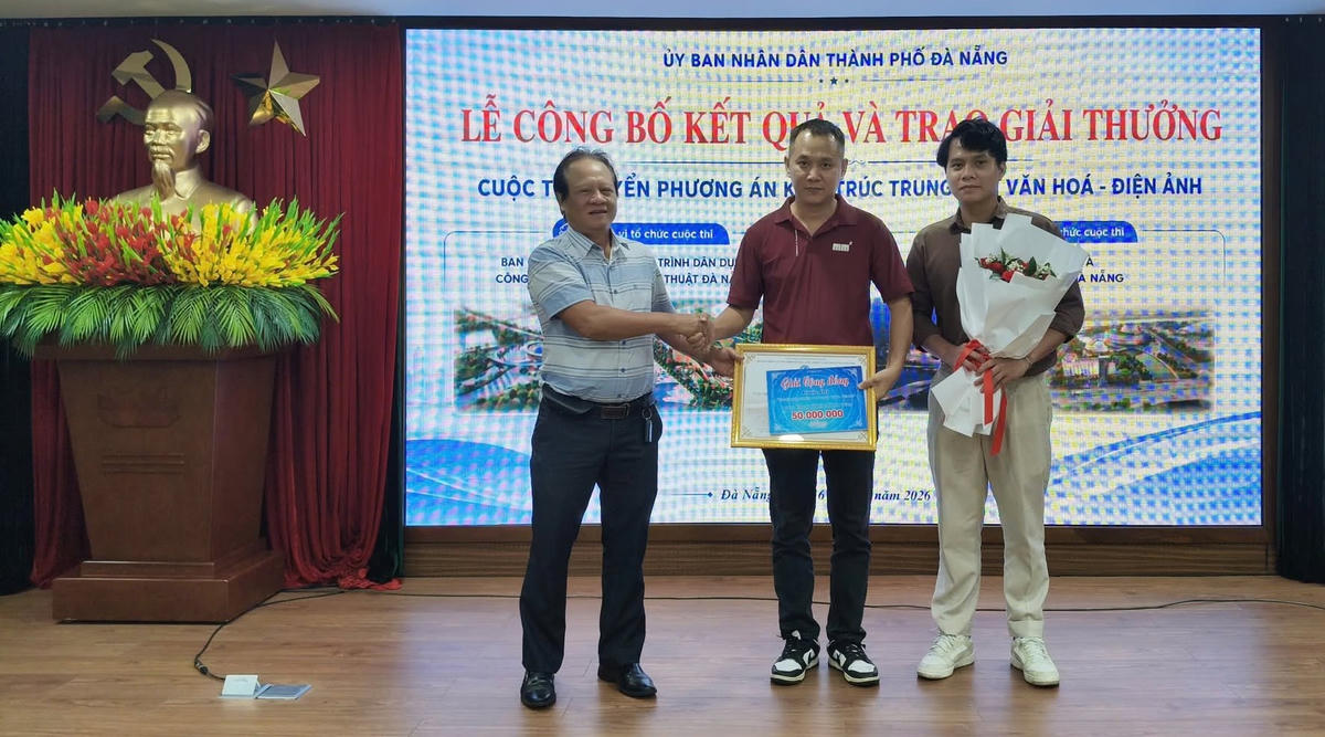4 phương án đạt giải cuộc thi tuyển kiến trúc Trung tâm Văn hóa – Điện ảnh Đà Nẵng