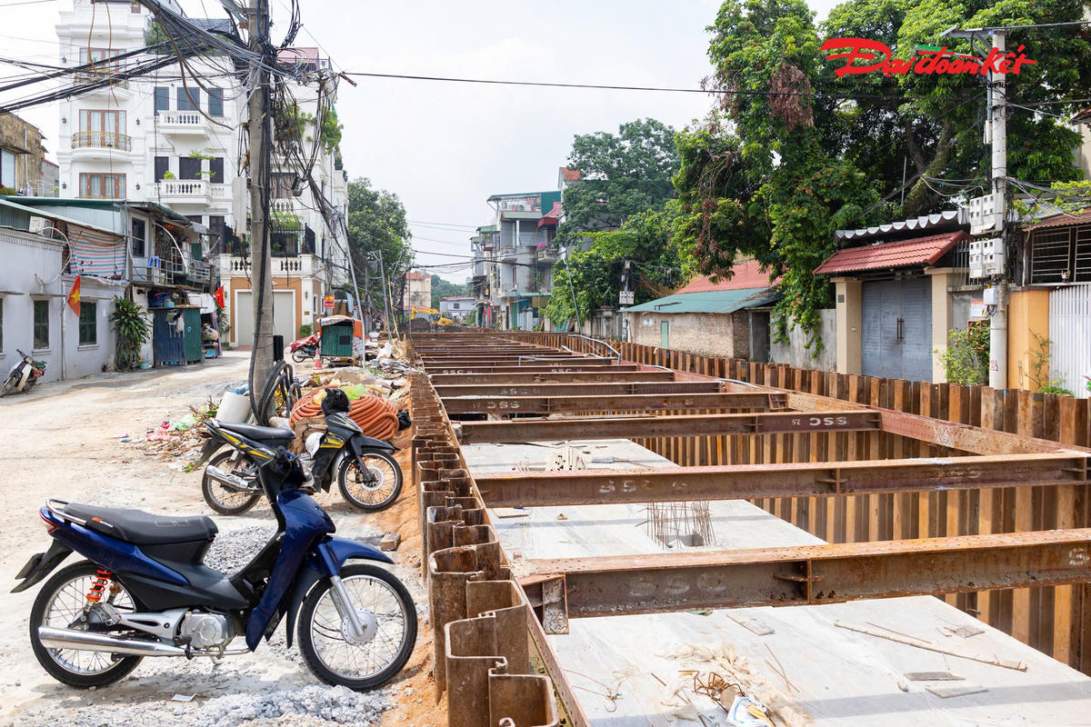 Dự án cải tạo kênh Thụy Phương tăng tốc cán đích trước mùa mưa