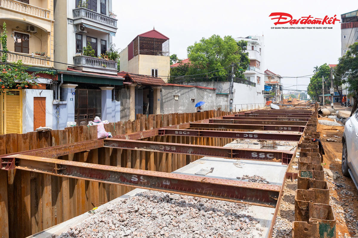 Dự án cải tạo kênh Thụy Phương tăng tốc cán đích trước mùa mưa