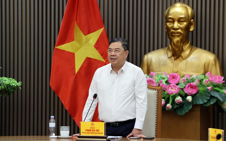 Phó Thủ tướng Thường trực Phạm Gia Túc phát biểu - Ảnh: Phương Nguyên