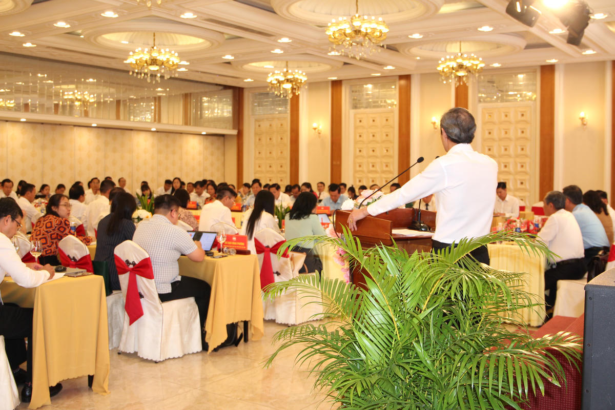 Quang cảnh Hội nghị. Ảnh: Q.Định.