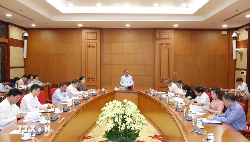 Quang cảnh cuộc họp. (Ảnh: Phương Hoa/TTXVN)