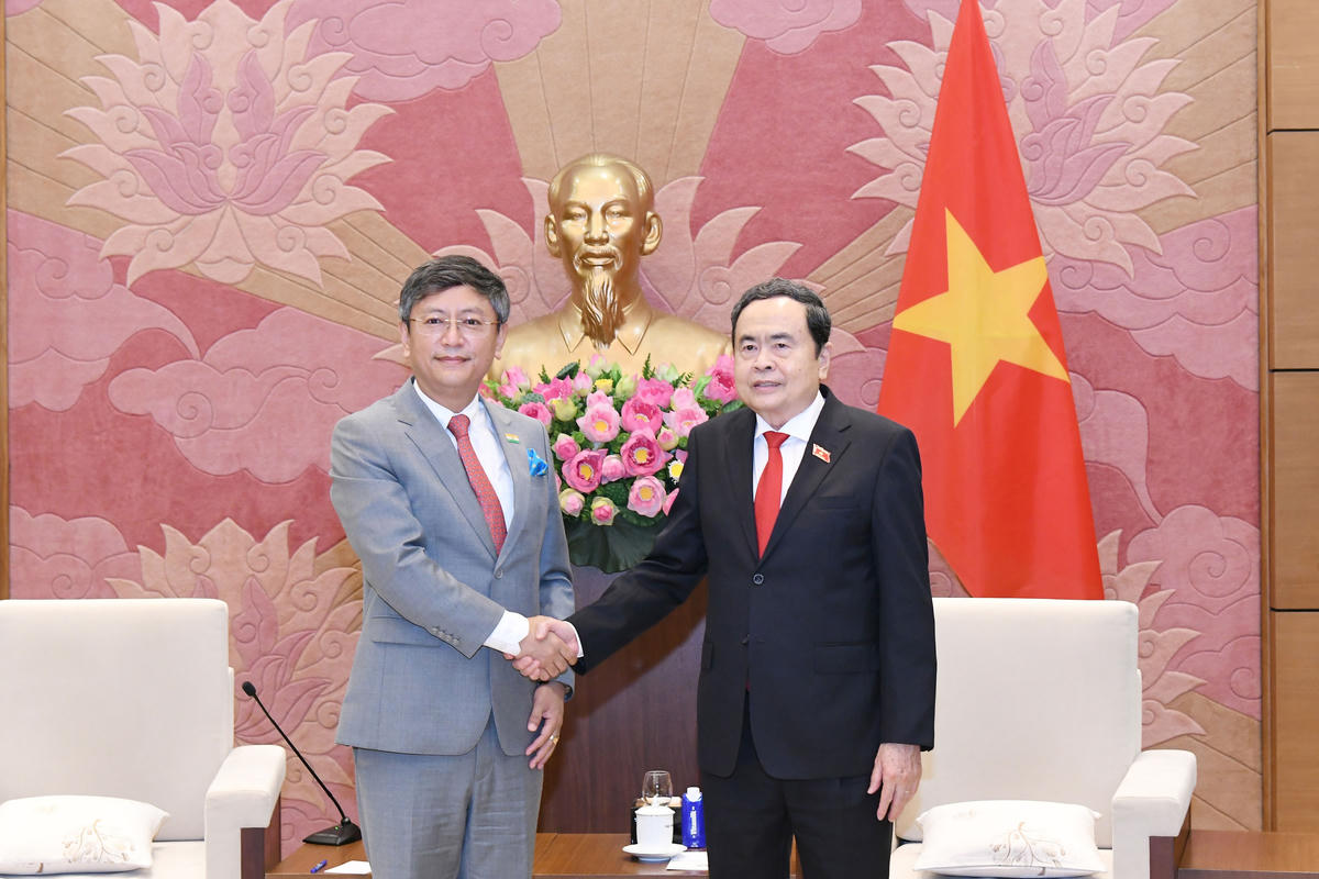 Chủ tịch Quốc hội Trần Thanh Mẫn tiếp Đại sứ Ấn Độ tại Việt Nam