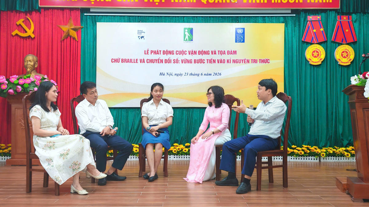 Tọa đàm “Kết hợp chữ Braille và công nghệ số: Hành trình để không ai bị bỏ lại phía sau”