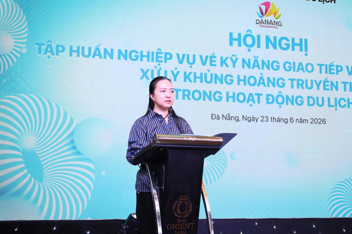 Bà Nguyễn Thị Hoài An, Phó Giám đốc Sở Văn hóa, Thể thao và Du lịch. Ảnh: Nguyễn Tú.