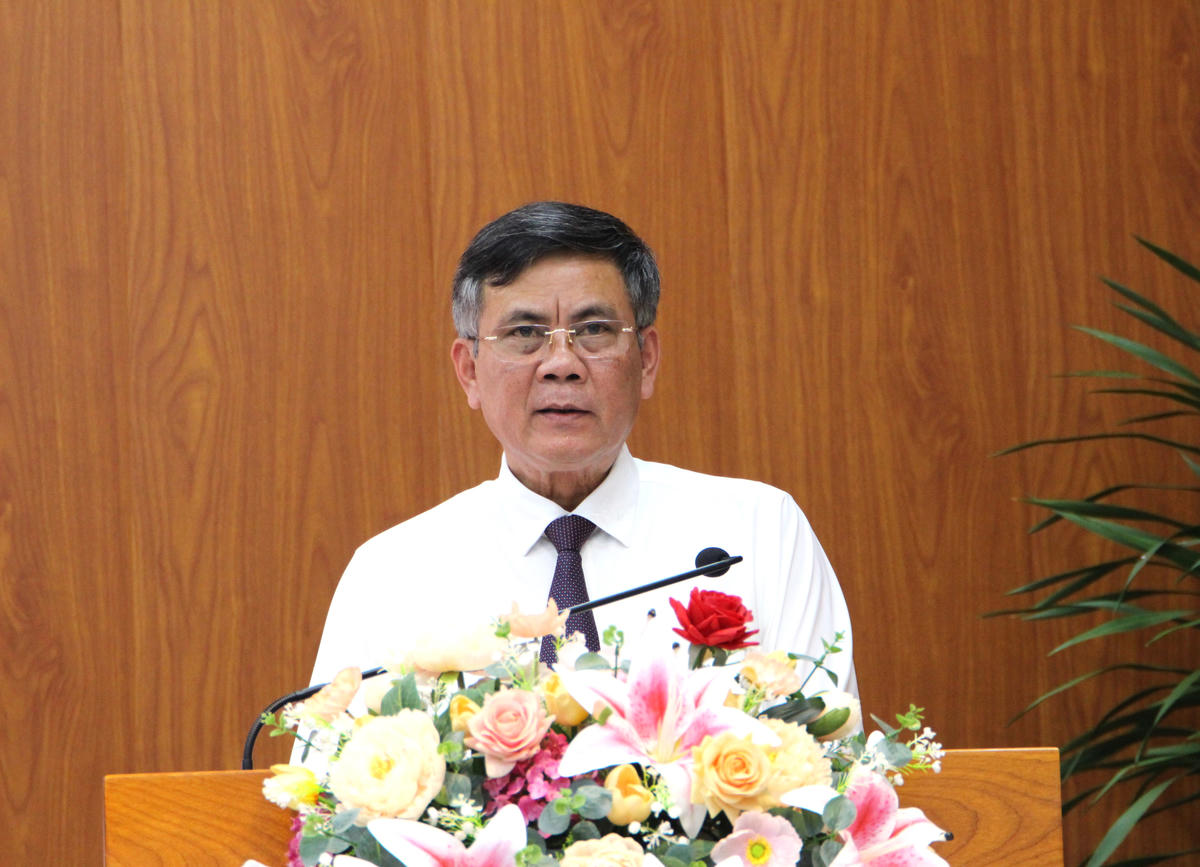 Ông Trần Thắng - Phó Chủ tịch Ủy ban Trung ương MTTQ Việt Nam phát biểu chỉ đạo tại Hội nghị. Ảnh: Q.Đ.